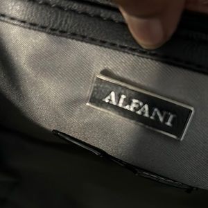 Alfani large tote  with black and gray cheetah print NWOT